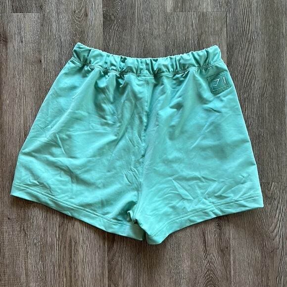 Gymshark Recess Mint Green High Rise Snap Shorts Size M 3” Inseam - Picture 6 of 7